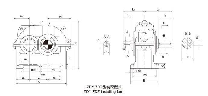 硬齿面减速机的结构图